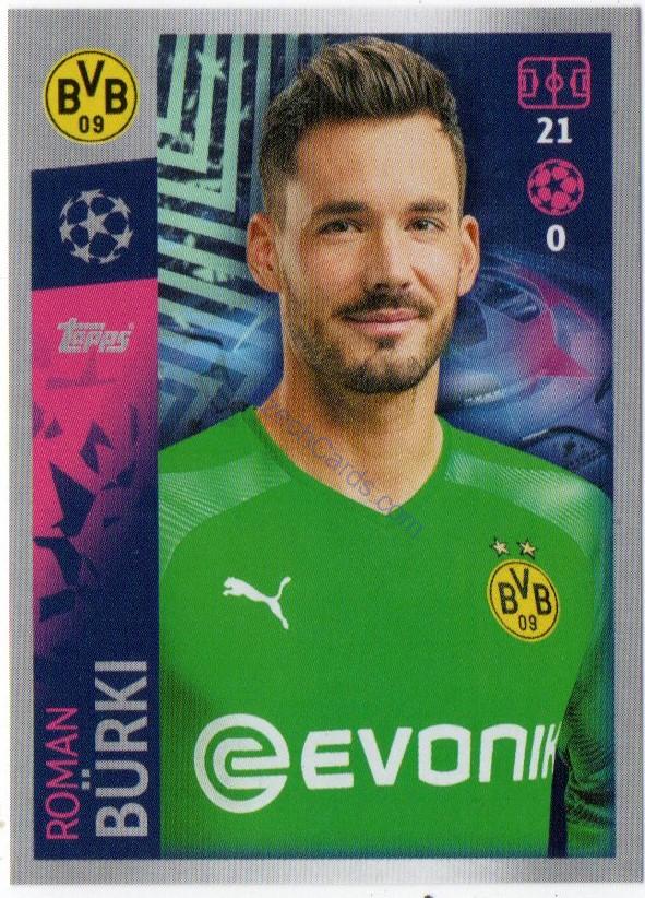 Roman Bürki 2019/20 Topps sticker #121