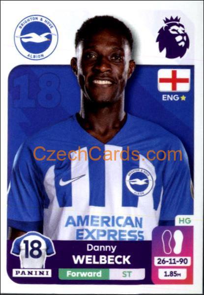 Danny Welbeck 2024 Panini EPL sticker #157