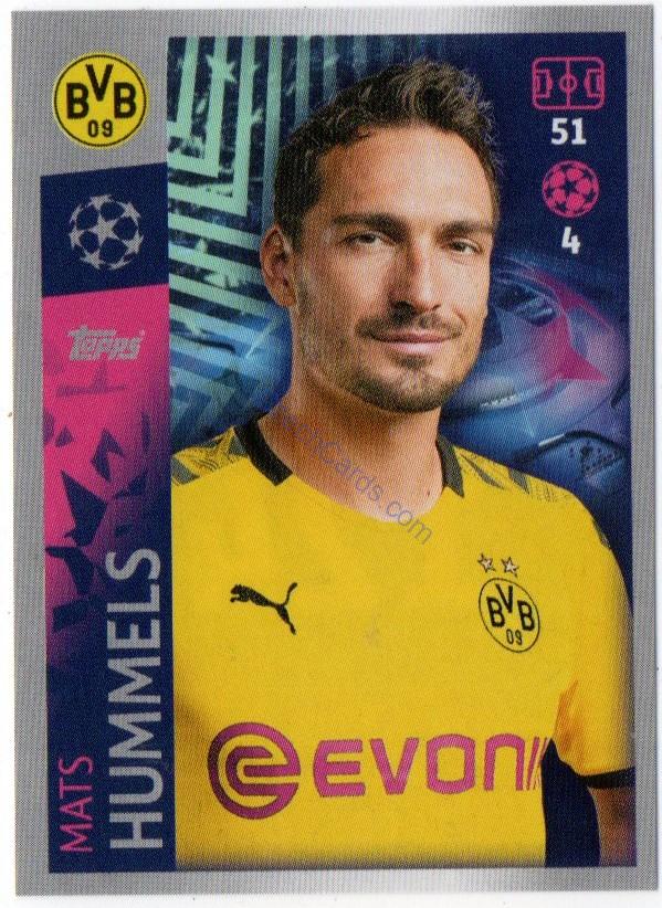 Mats Hummels 2019/20 Topps sticker #124