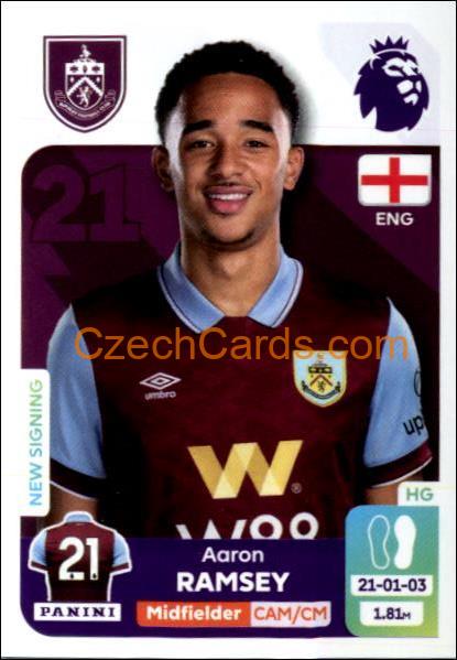 Aaron Ramsey 2024 Panini EPL sticker #182