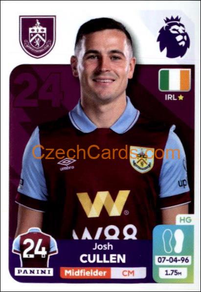 Josh Cullen 2024 Panini EPL sticker #183