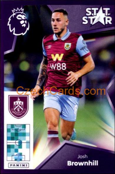 Josh Brownhill (Stat Stars) 2024 Panini EPL sticker #196