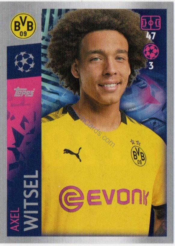 Axel Witsel 2019/20 Topps sticker #128