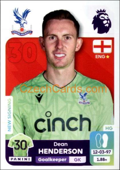 Dean Henderson 2024 Panini EPL sticker #228