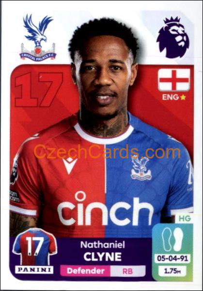 Nathaniel Clyne 2024 Panini EPL sticker shiny #235