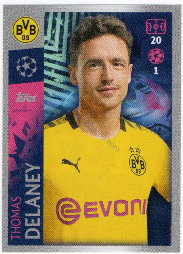 Thomas Delaney 2019/20 Topps sticker #132