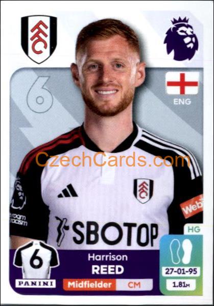 Harrison Reed 2024 Panini EPL sticker #294