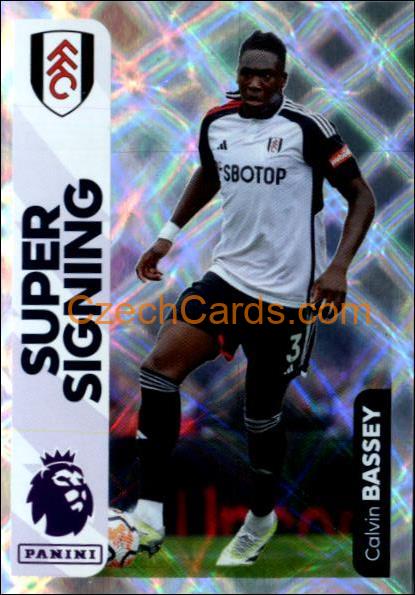 Calvin Bassey (Super Signing) 2024 Panini EPL sticker shiny #307