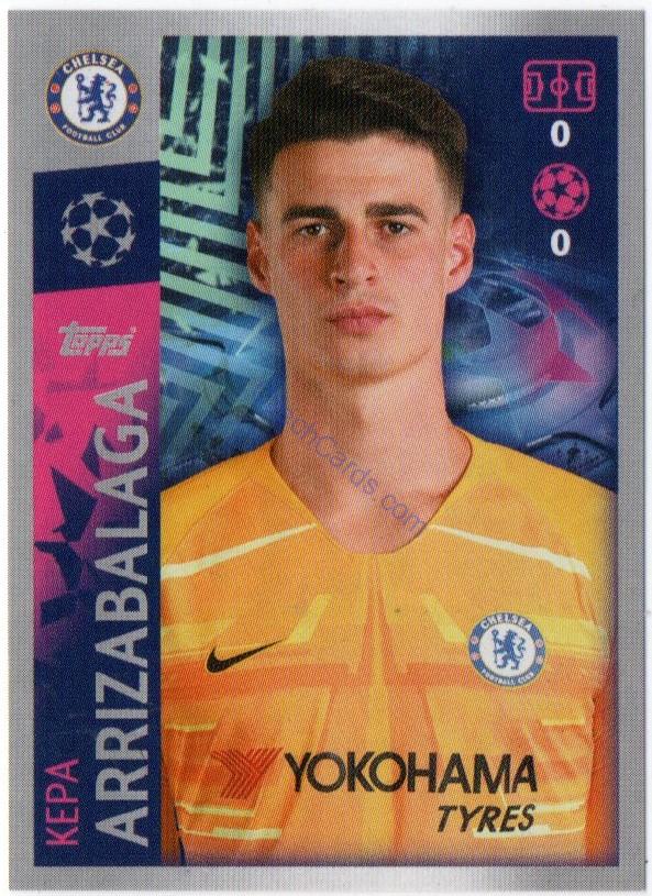 Kepa Arrizabalaga 2019/20 Topps sticker #140