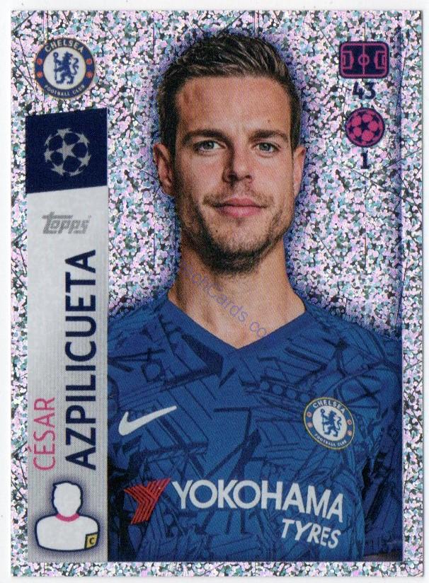 César Azpilicueta 2019/20 Topps sticker #141