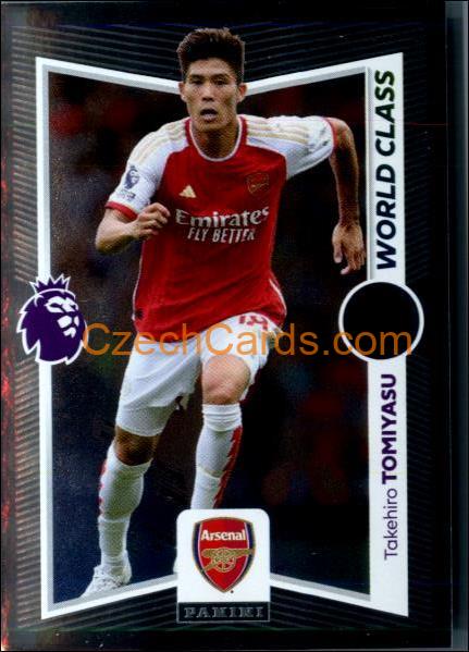 Takehiro Tomiyasu (Japan) 2024 Panini EPL sticker metal #329