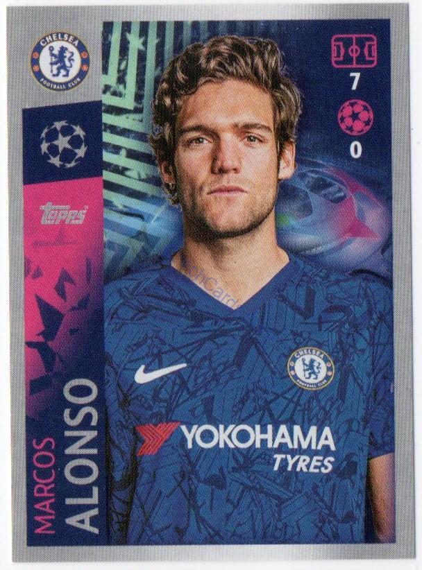 Marcos Alonso 2019/20 Topps sticker #142