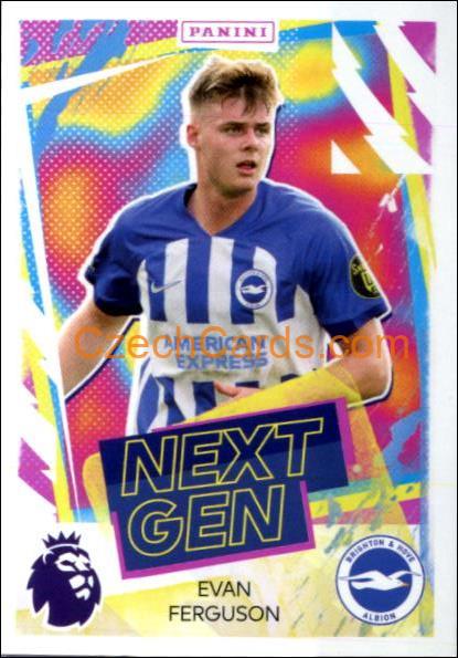Evan Ferguson 2024 Panini EPL sticker Next Gen #340