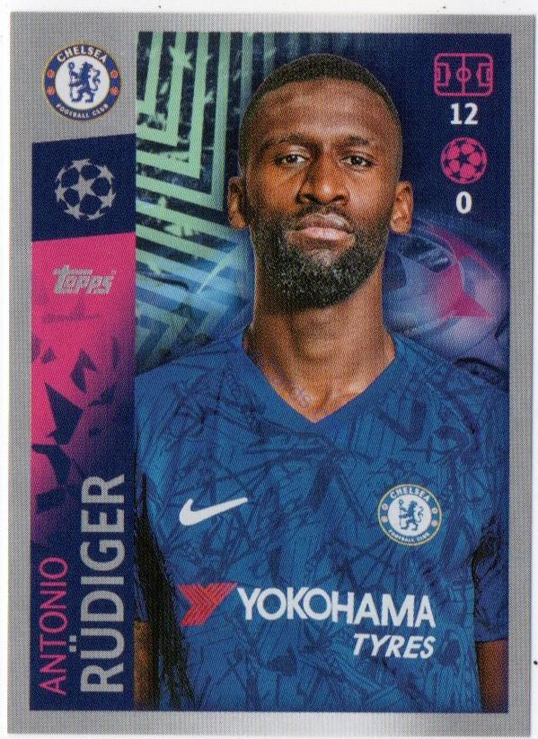 Antonio Rüdiger 2019/20 Topps sticker #143