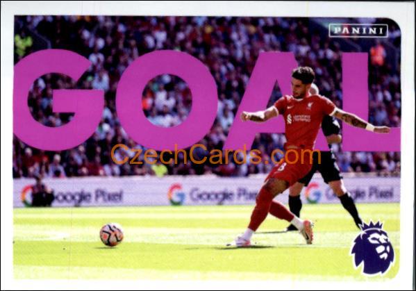 Dominik Szoboszlai 2024 Panini EPL sticker Sensational Strikes #345