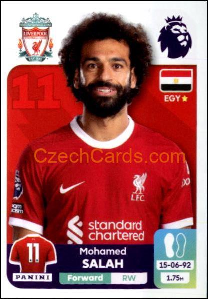 Mohamed Salah 2024 Panini EPL sticker #366