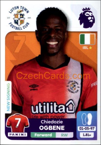 Chiedozie Ogbene 2024 Panini EPL sticker #394