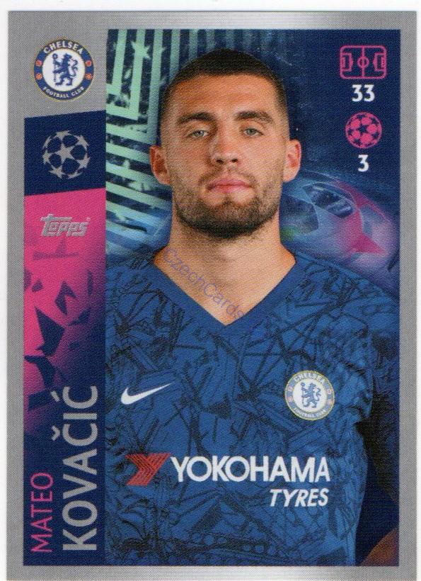 Mateo Kovačić 2019/20 Topps sticker #149