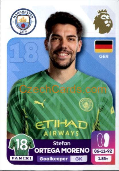 Stefan Ortega Moreno 2024 Panini EPL sticker #406