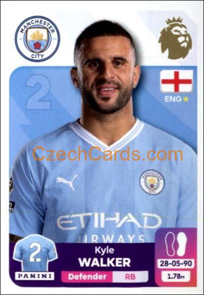 Kyle Walker 2024 Panini EPL sticker #408