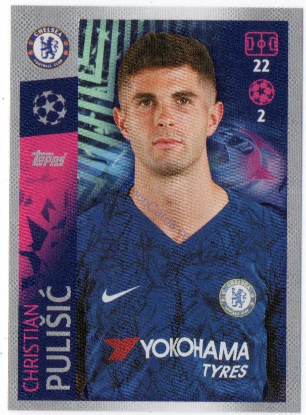 Christian Pulisic 2019/20 Topps sticker #150