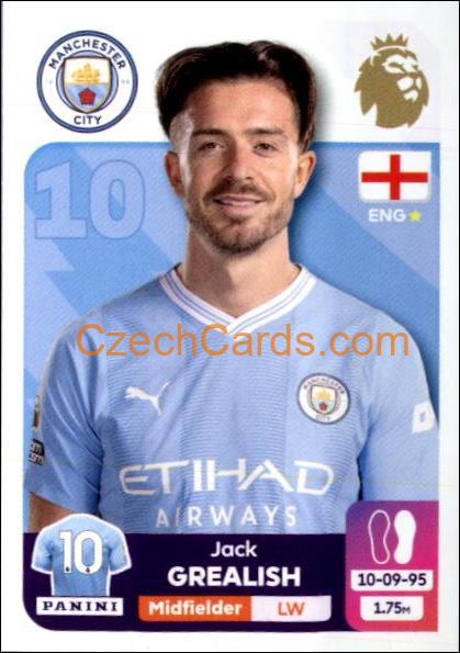 Jack Grealish 2024 Panini EPL sticker #418
