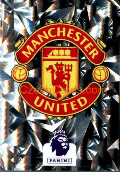 Club Badge Manchester United 2024 Panini EPL sticker holo #434