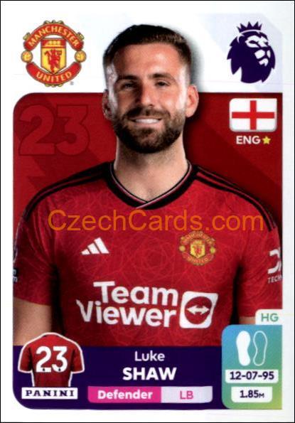 Luke Shaw 2024 Panini EPL sticker #443