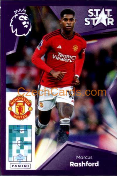 Marcus Rashford (Stat Stars) 2024 Panini EPL sticker #462