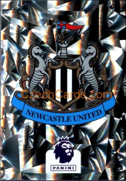 Club Badge Newcastle United 2024 Panini EPL sticker holo #463