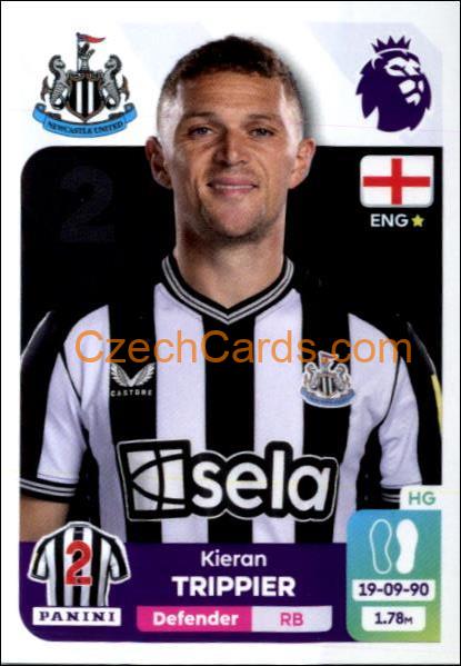 Kieran Trippier 2024 Panini EPL sticker #466