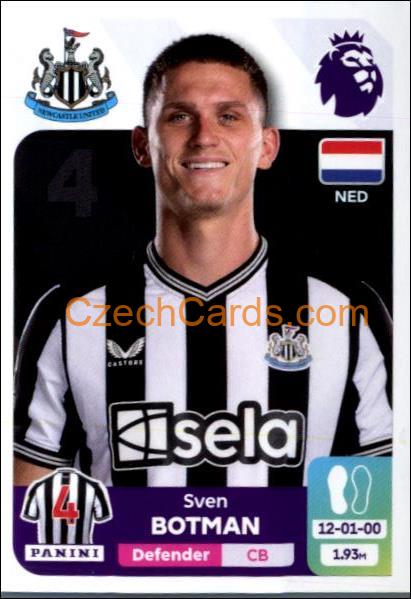 Sven Botman 2024 Panini EPL sticker #467