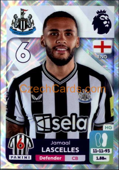 Jamaal Lascelles 2024 Panini EPL sticker shiny #469