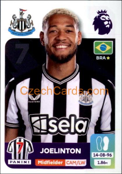 Joelinton 2024 Panini EPL sticker #474