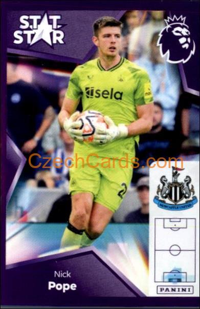 Nick Pope (Stat Stars) 2024 Panini EPL sticker #488