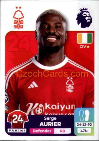 Serge Aurier 2024 Panini EPL sticker #498