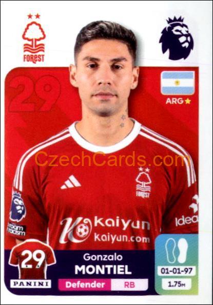 Gonzalo Montiel 2024 Panini EPL sticker #500