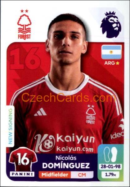 Nicolás Domínguez 2024 Panini EPL sticker #507