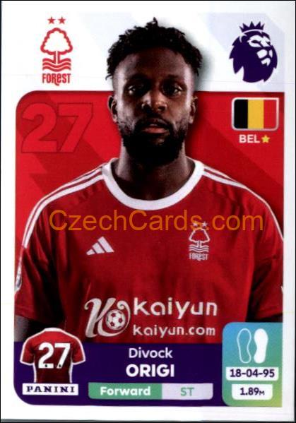 Divock Origi 2024 Panini EPL sticker #513
