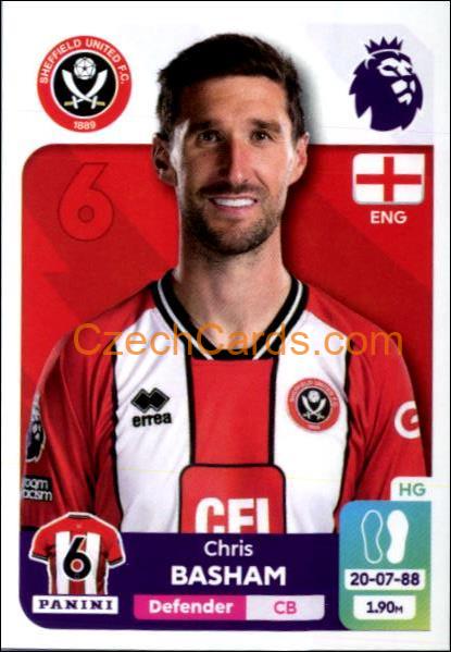 Chris Basham 2024 Panini EPL sticker #527