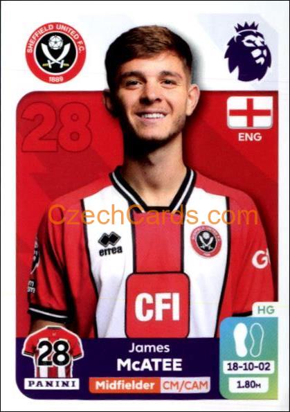 James McAtee 2024 Panini EPL sticker #537
