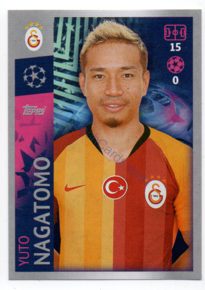 Yuto Nagatomo 2019/20 Topps sticker #163