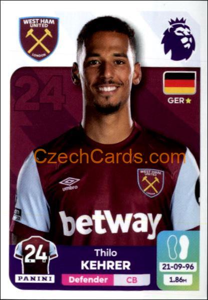 Thilo Kehrer 2024 Panini EPL sticker #587