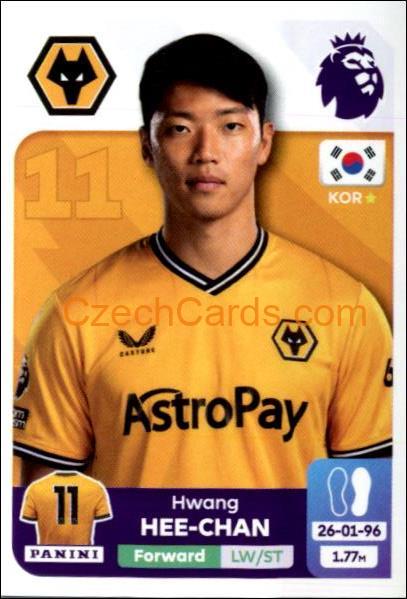 Hwang Hee-Chan 2024 Panini EPL sticker #627