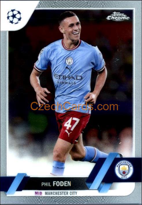 Phil Foden 2022/23 Topps Chrome Club Competitions #47