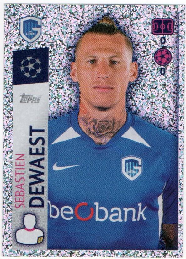 Sebastien Dewaest 2019/20 Topps sticker #179
