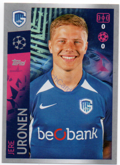 Jere Uronen 2019/20 Topps sticker #180