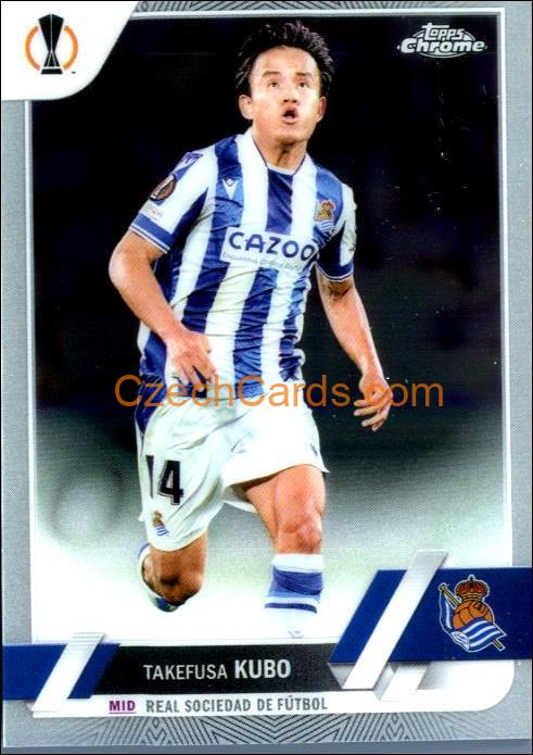 Takefusa Kubo 2022/23 Topps Chrome Club Competitions #112