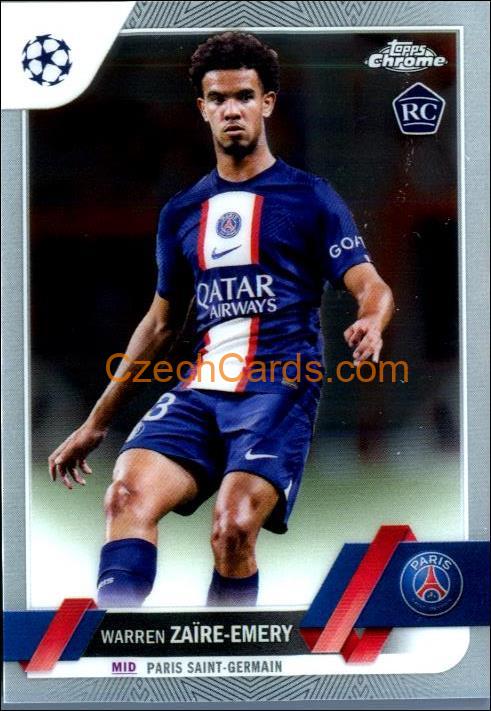Warren Zaire-Emery 2022/23 Topps Chrome Club Competitions #135 RC