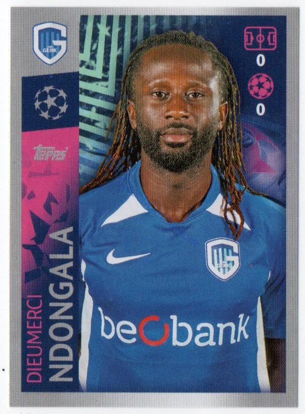 Dieumerci Ndongala 2019/20 Topps sticker #189